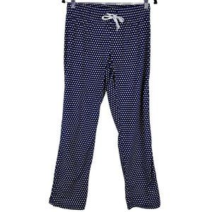Calvin Klein Sleepwear Women's Sleep Pants Size S Polka Dot Lounge Black White